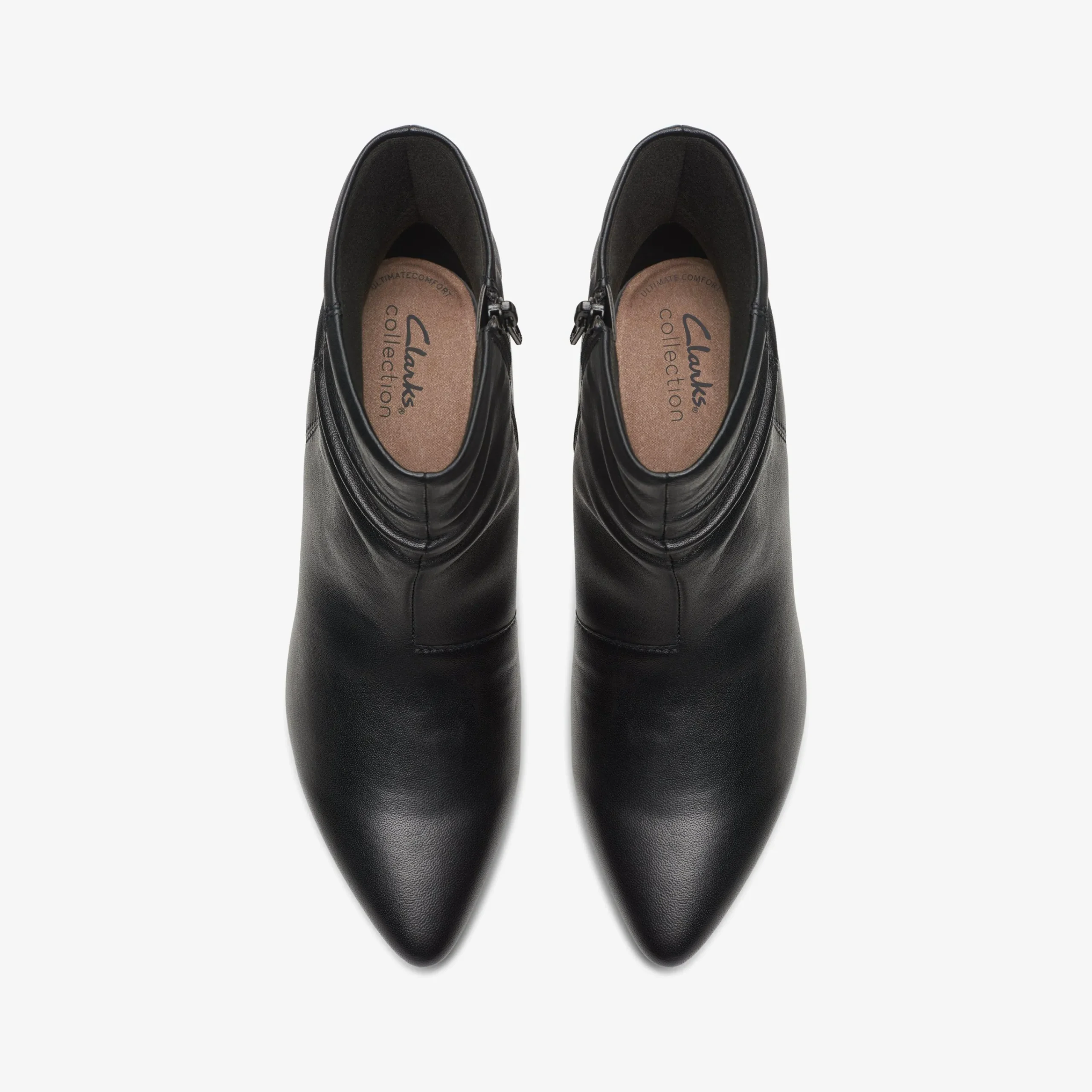Clarks Teresa Skip Black Leather Store