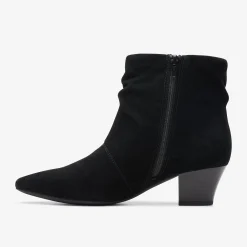 Clarks Teresa Skip Black Suede Best