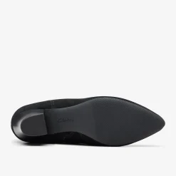Clarks Teresa Skip Black Suede Best