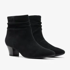 Clarks Teresa Skip Black Suede Best