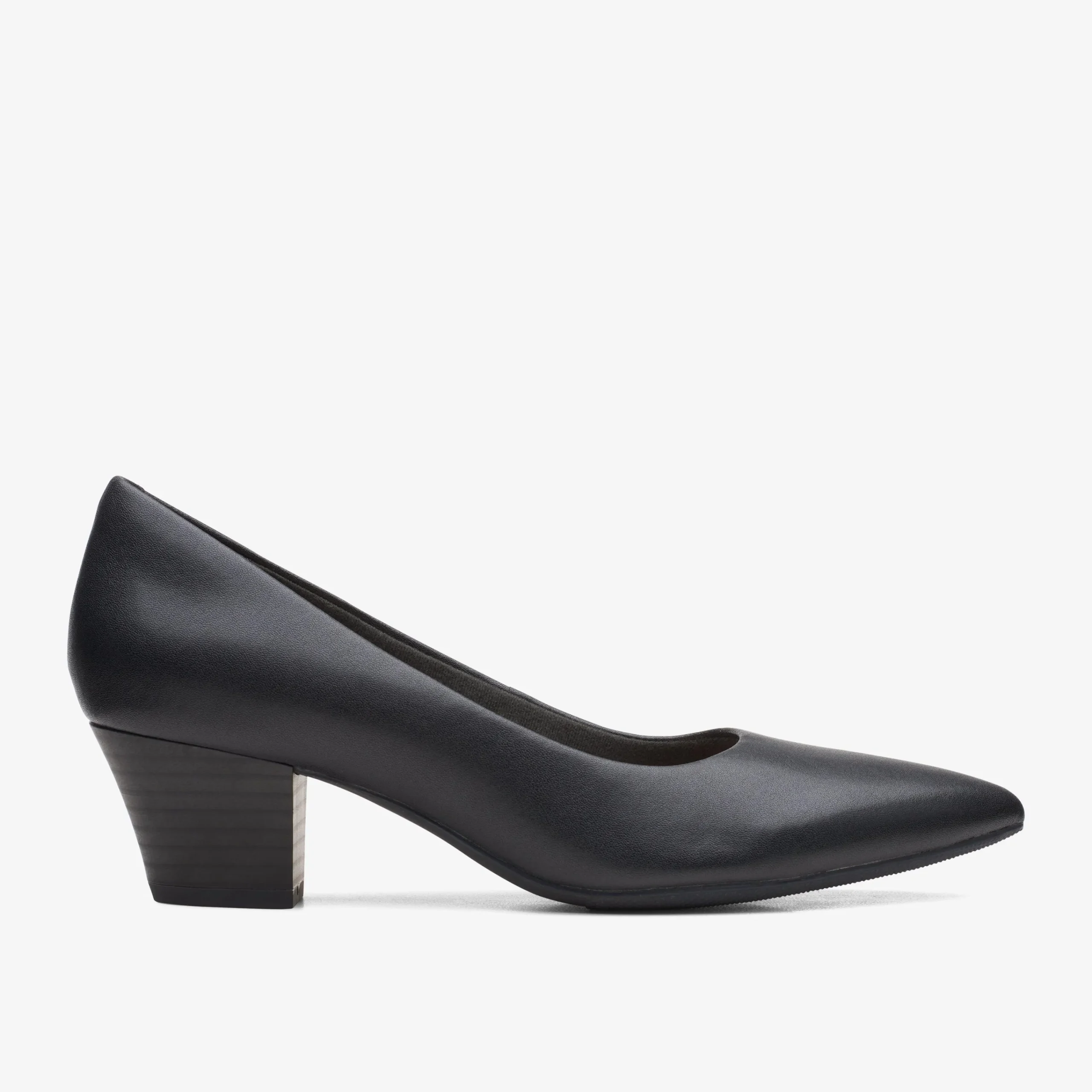 Clarks Teresa Step Black Leather Store