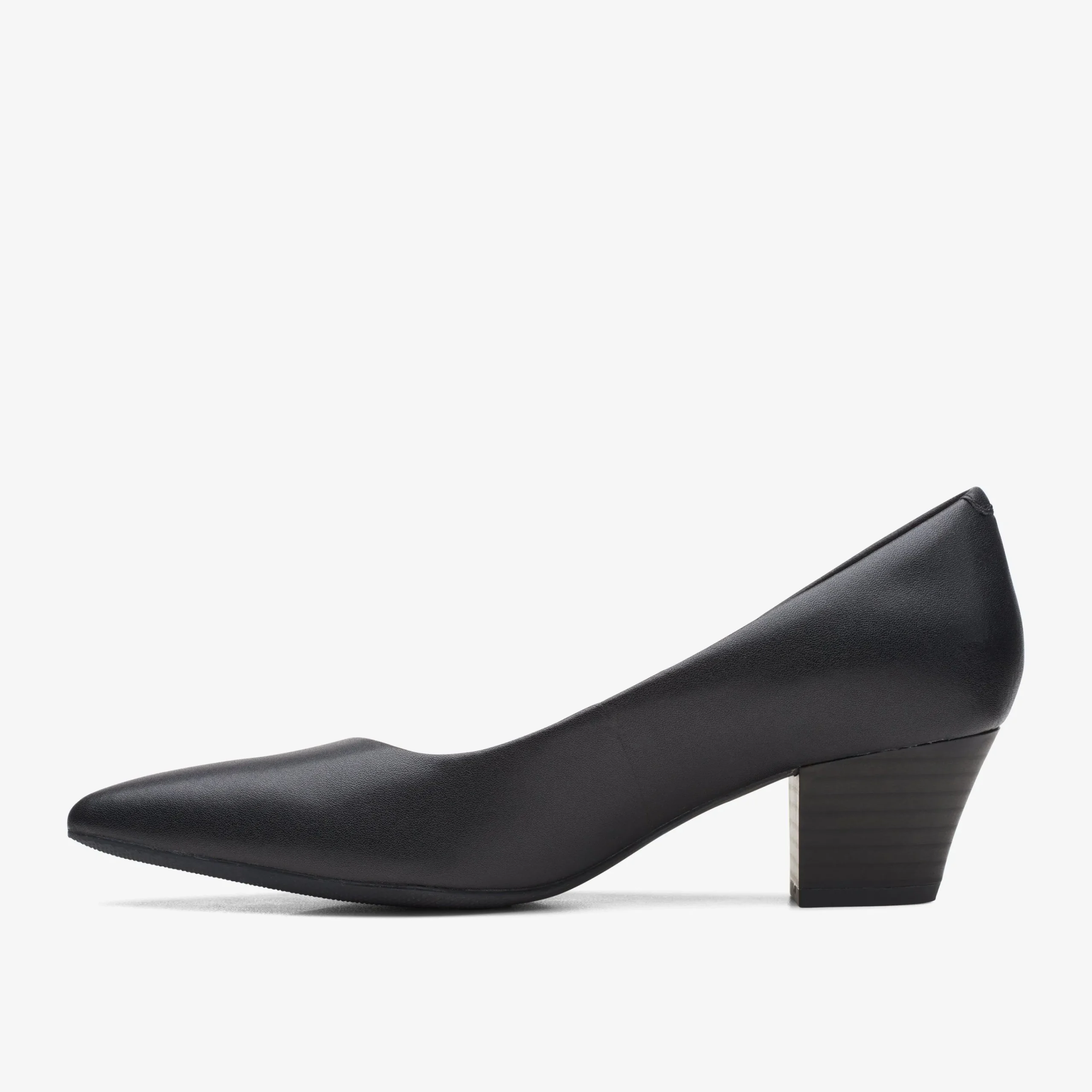 Clarks Teresa Step Black Leather Store