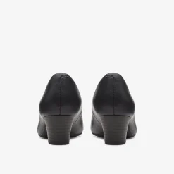 Clarks Teresa Step Black Leather Store