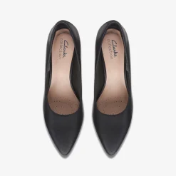 Clarks Teresa Step Black Leather Store