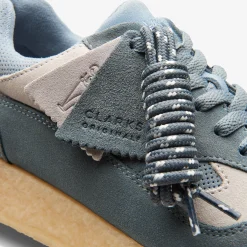 Clarks 8th St Lockhill Blue Grey Combination Shop