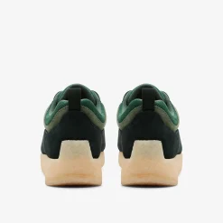 Clarks 8th St Lockhill Dark Green Combination Fashion
