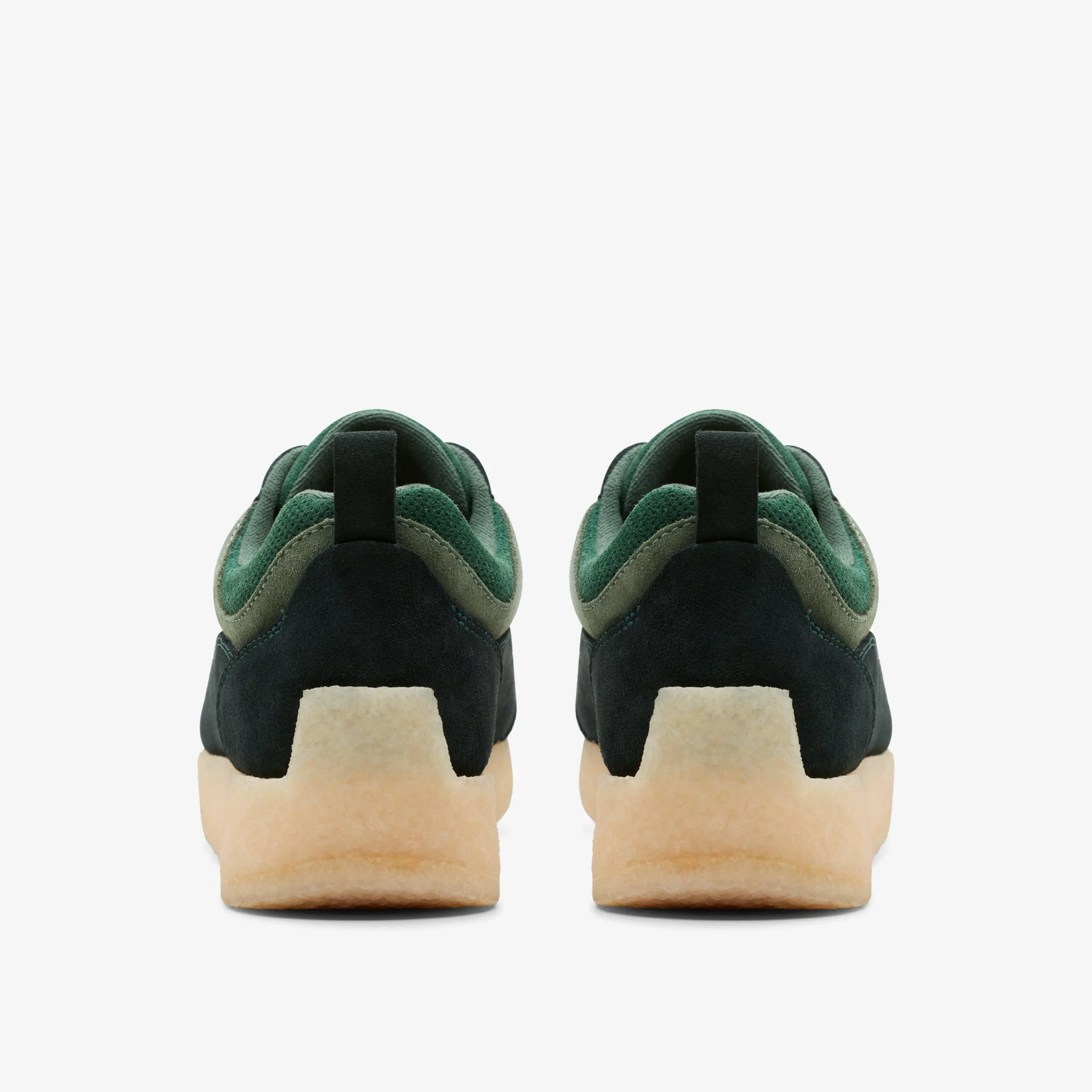 Clarks 8th St Lockhill Dark Green Combination Fashion