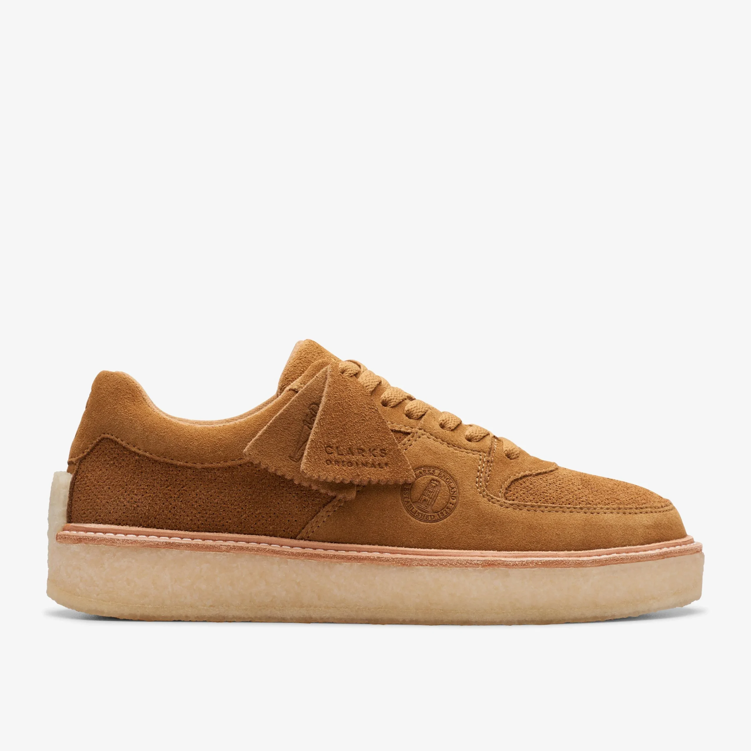 Clarks 8th St Sandford Golden Sand Suede Hot