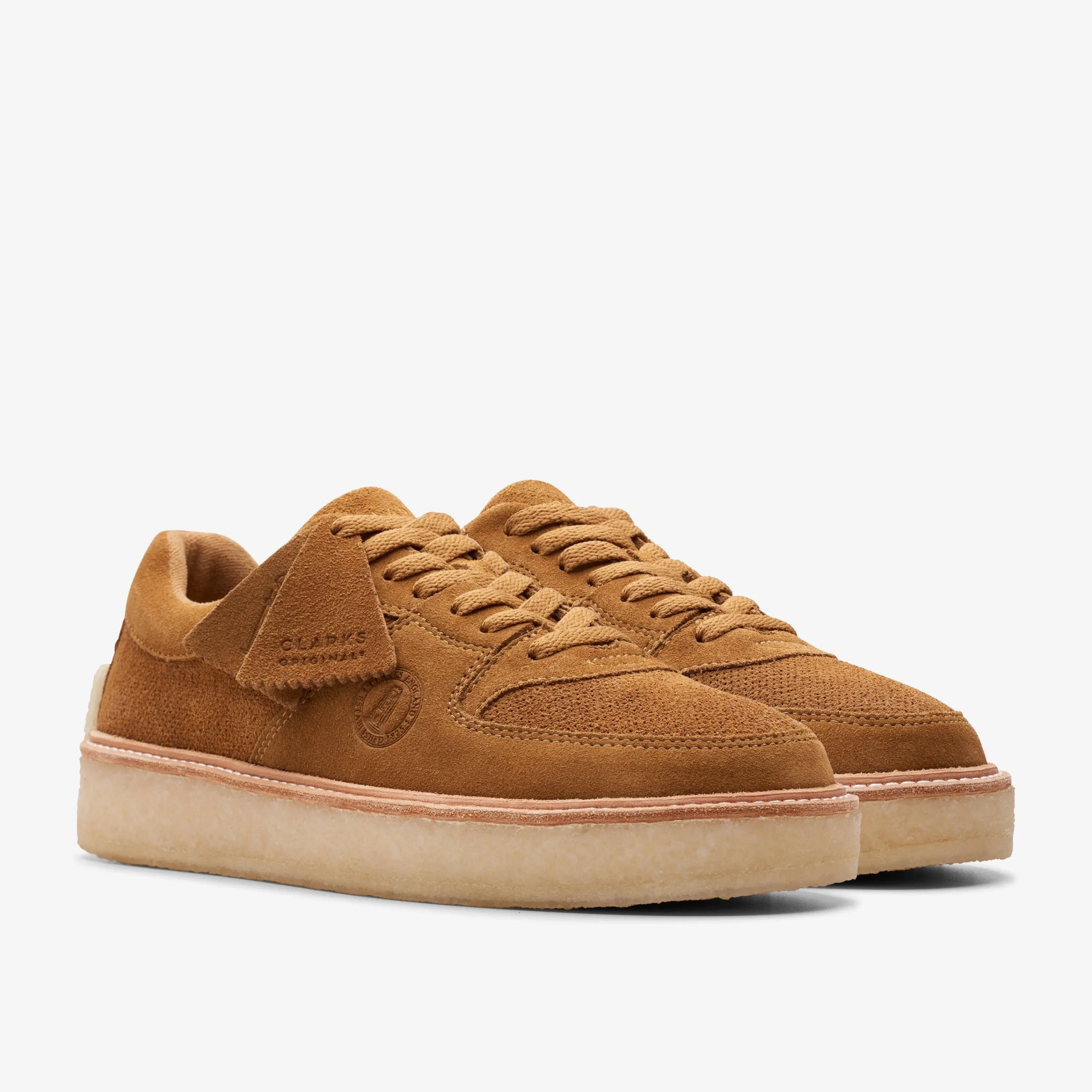 Clarks 8th St Sandford Golden Sand Suede Hot