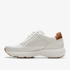 Clarks TIVOLI GRACE Off White Leather Fashion