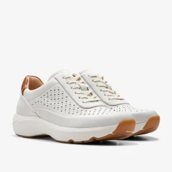 Clarks TIVOLI GRACE Off White Leather Fashion