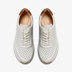 Clarks TIVOLI GRACE Off White Leather Fashion