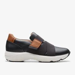 Clarks TIVOLI STRAP Black Leather Hot