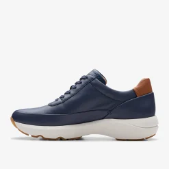 Clarks Tivoli Zip Navy Leather Clearance
