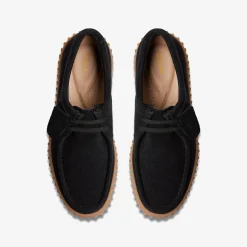 Clarks Torhill Bee Black Suede Discount