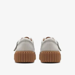 Clarks Torhill Bee Off White Leather Sale