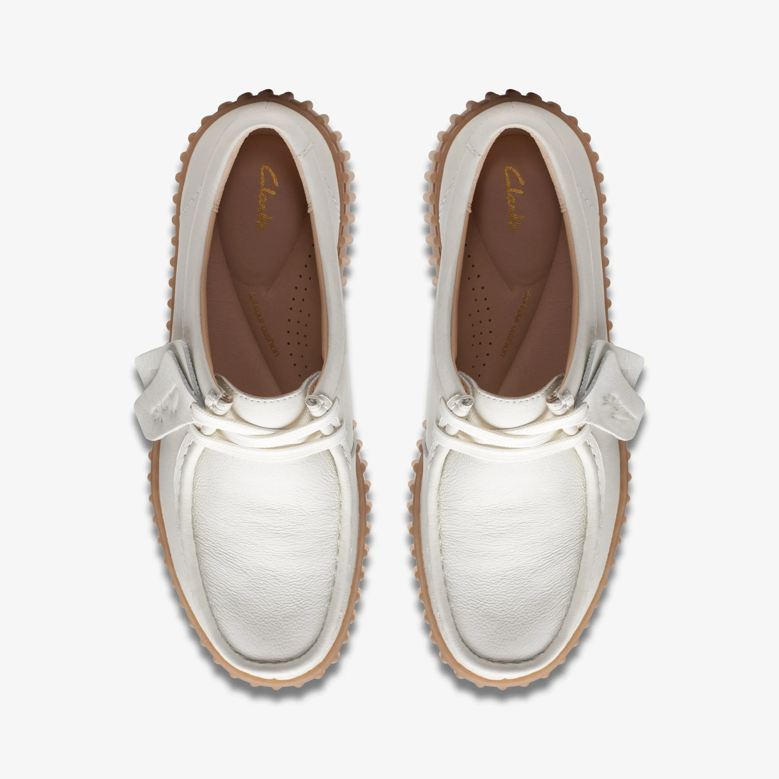 Clarks Torhill Bee Off White Leather Sale