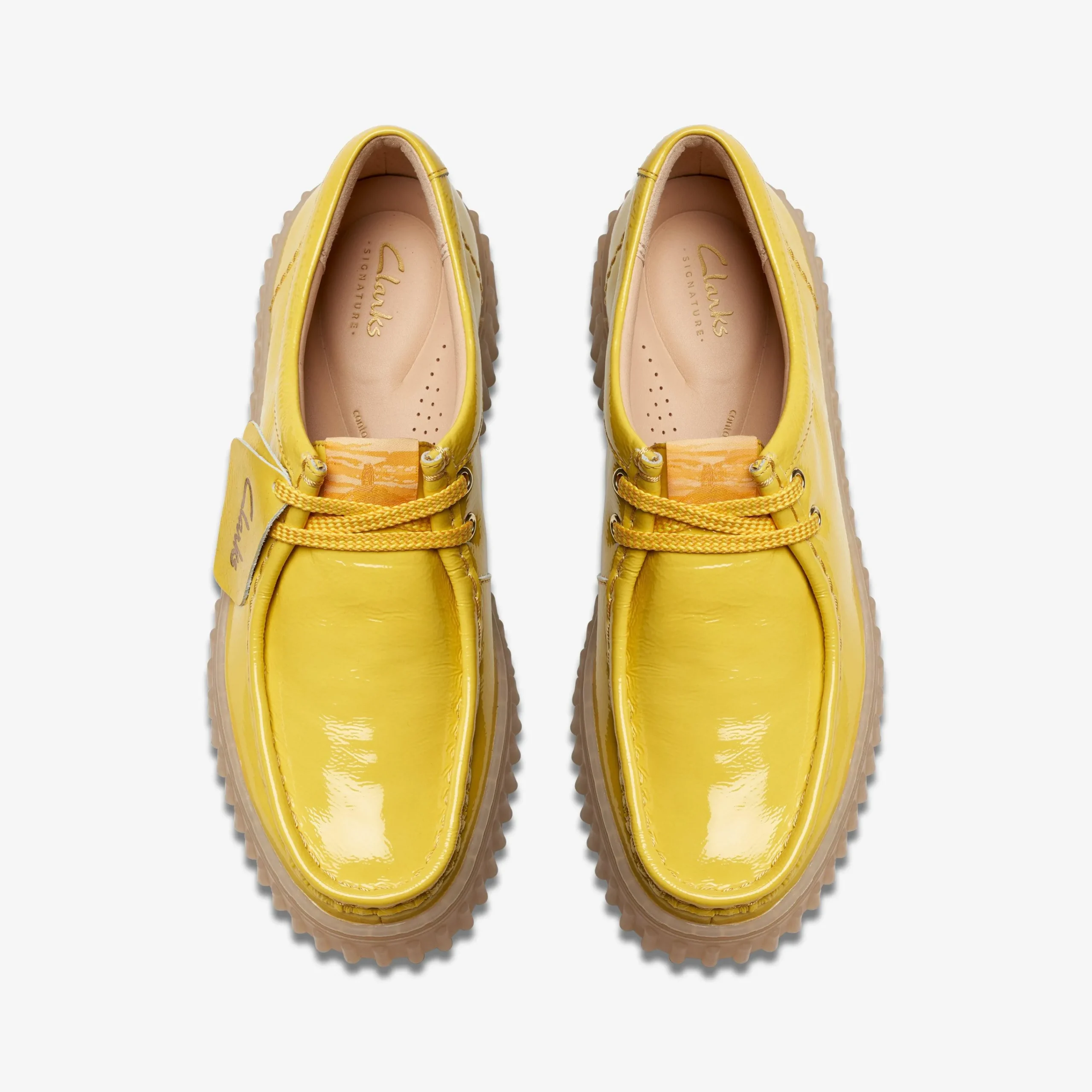 Clarks Torhill Bee Yellow Patent New