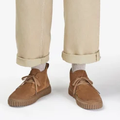 Clarks Torhill Desert Boot Cognac Suede Cheap
