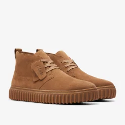 Clarks Torhill Desert Boot Cognac Suede Cheap