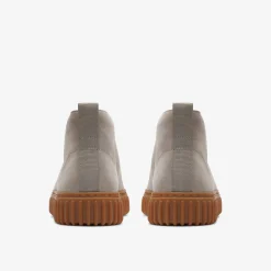 Clarks Torhill Desert Boot Light Grey Suede Flash Sale