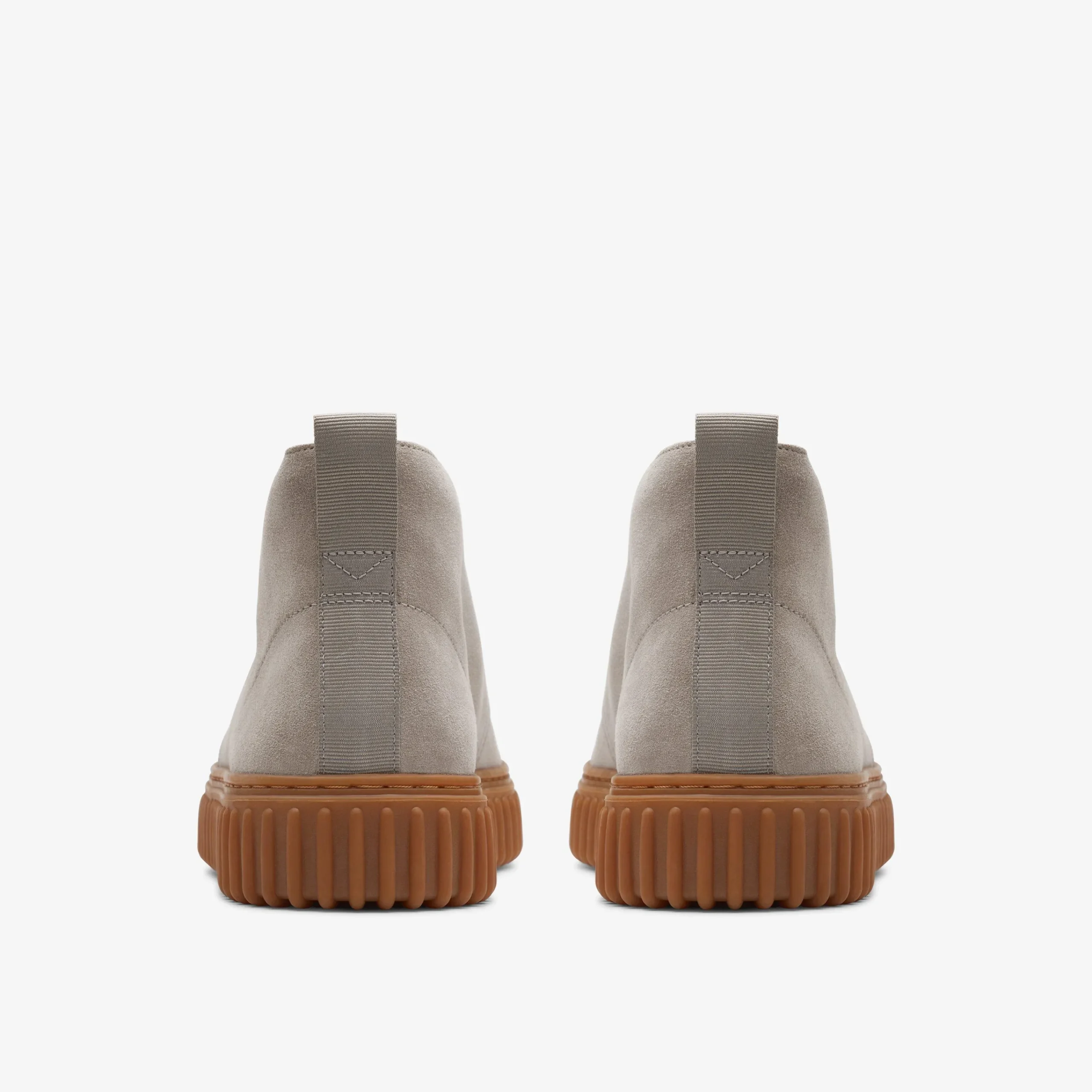 Clarks Torhill Desert Boot Light Grey Suede Flash Sale