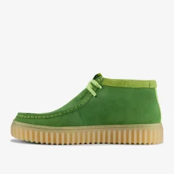 Clarks Torhill Explore x Pokémon Green Suede Fashion