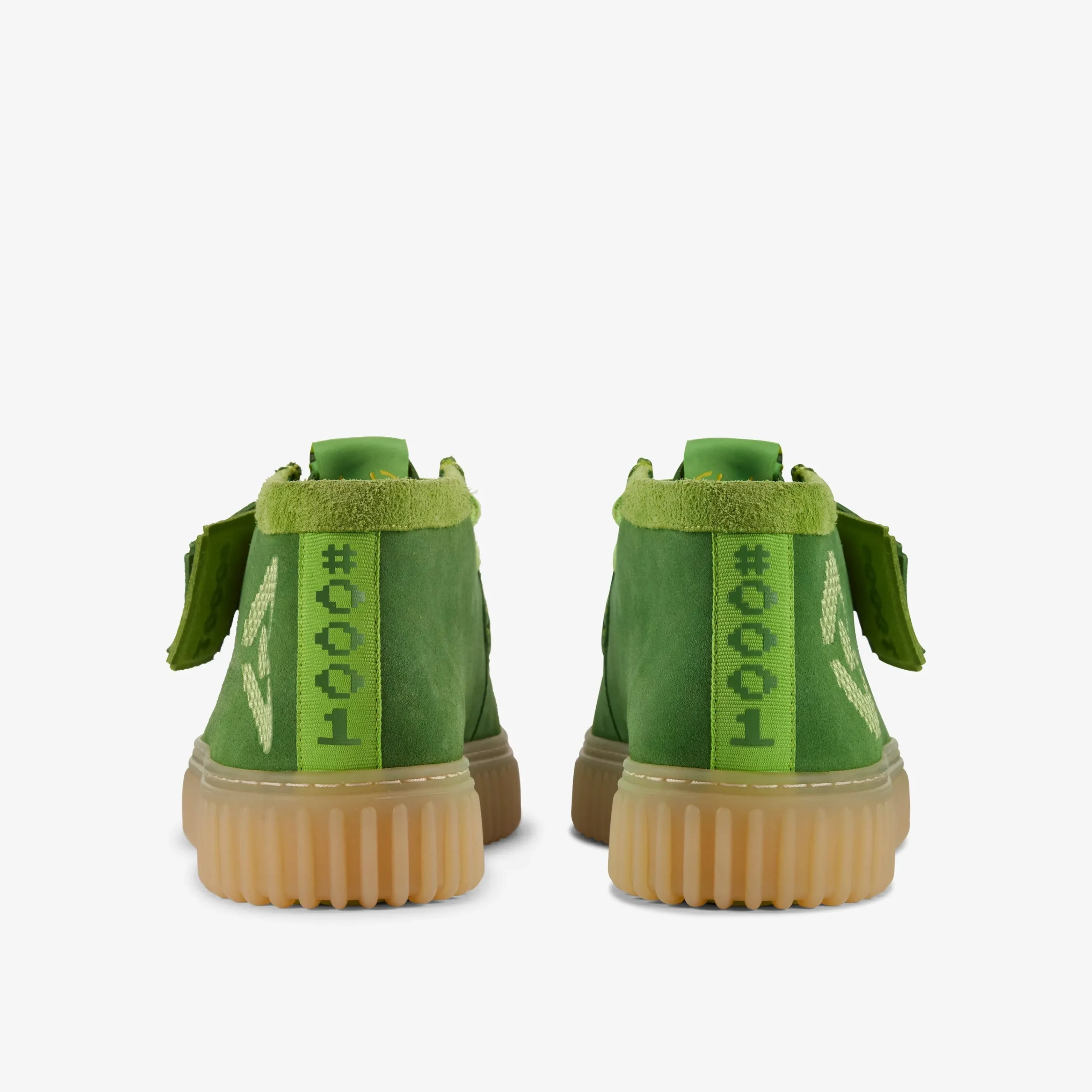 Clarks Torhill Explore x Pokémon Green Suede Fashion