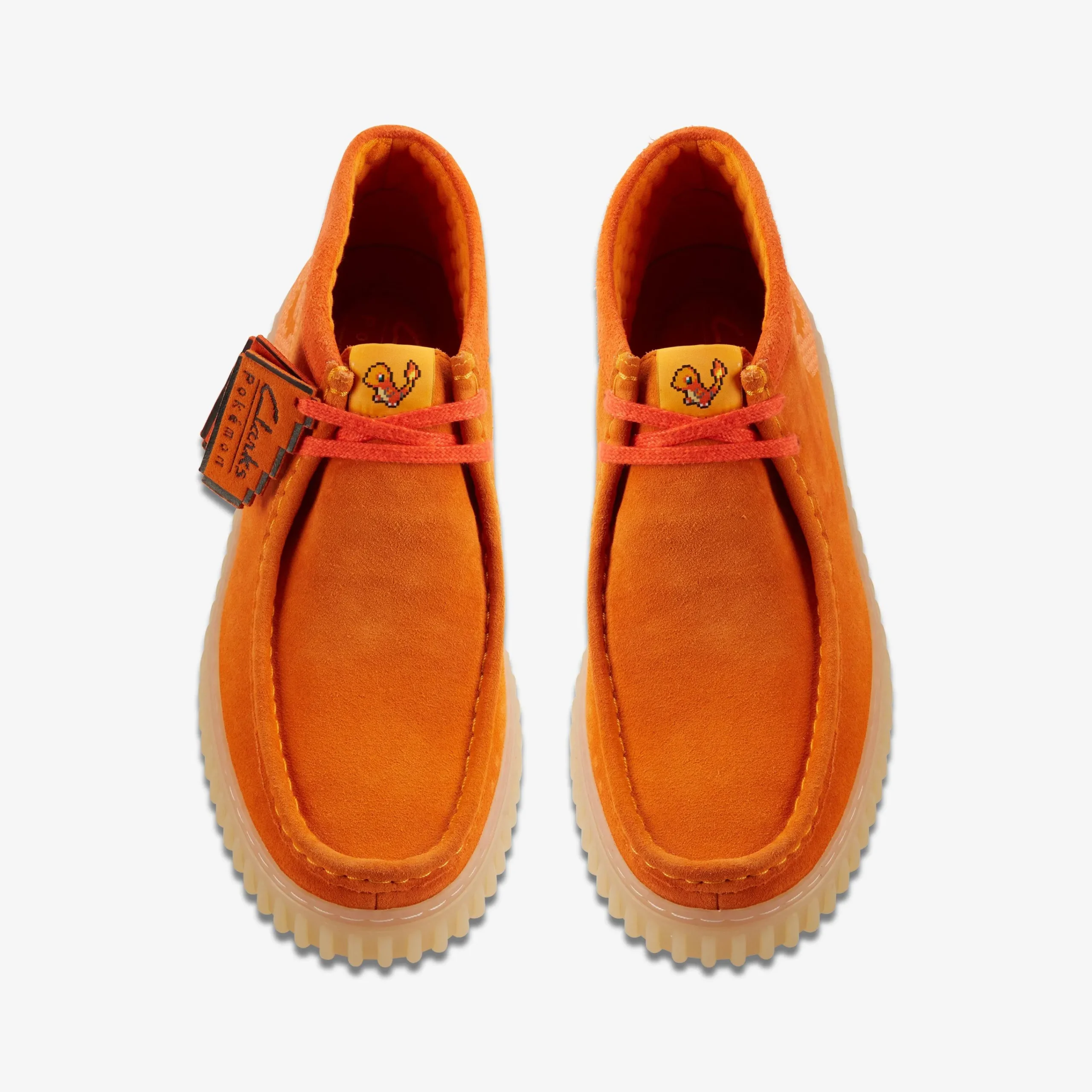Clarks Torhill Explore x Pokémon Orange Suede Best Sale