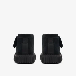 Clarks Torhill Hi Black Suede Best