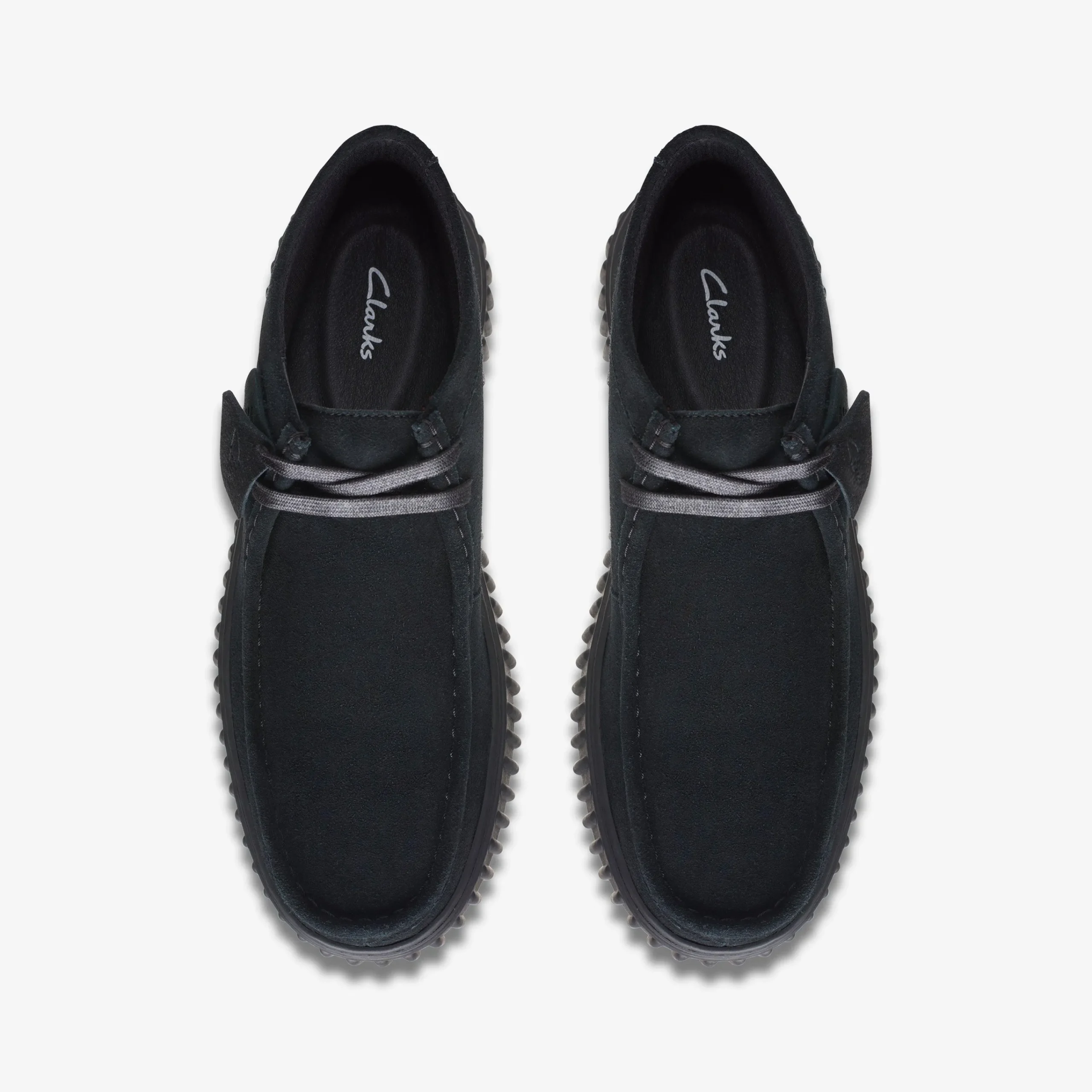 Clarks Torhill Hi Black Suede Best