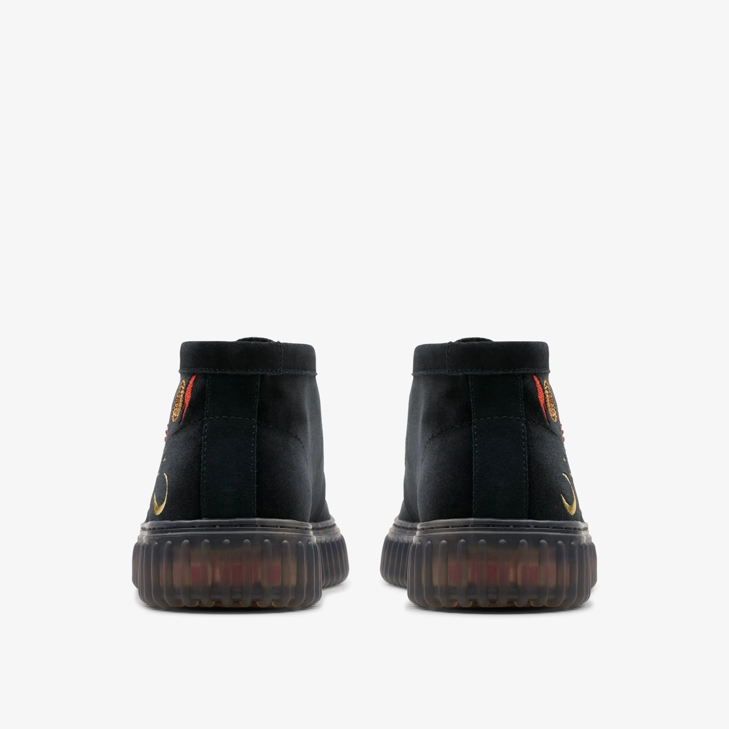 Clarks Torhill Hi Black Velvet Clearance