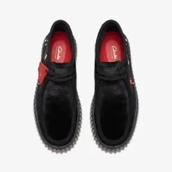 Clarks Torhill Hi Black Velvet Clearance