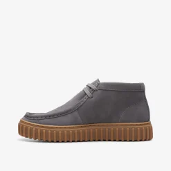 Clarks Torhill Kid Grey Suede Hot