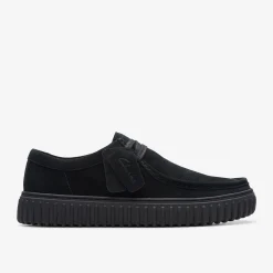 Clarks Torhill Lo Black Suede Cheap