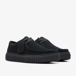 Clarks Torhill Lo Black Suede Cheap