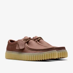 Clarks Torhill Lo British Tan Leather Cheap