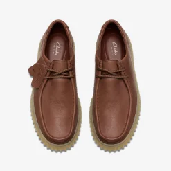 Clarks Torhill Lo British Tan Leather Cheap