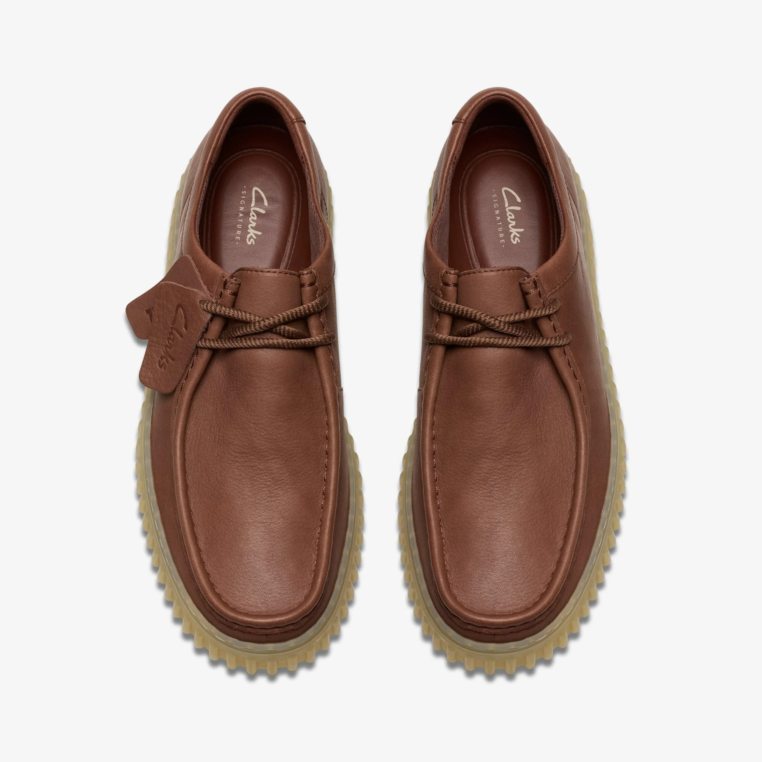 Clarks Torhill Lo British Tan Leather Cheap