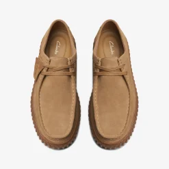 Clarks Torhill Lo Dark Sand Suede Clearance