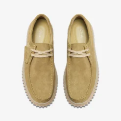Clarks Torhill Lo Light Olive Suede Best