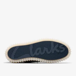 Clarks Torhill Lo Navy Leather Sale