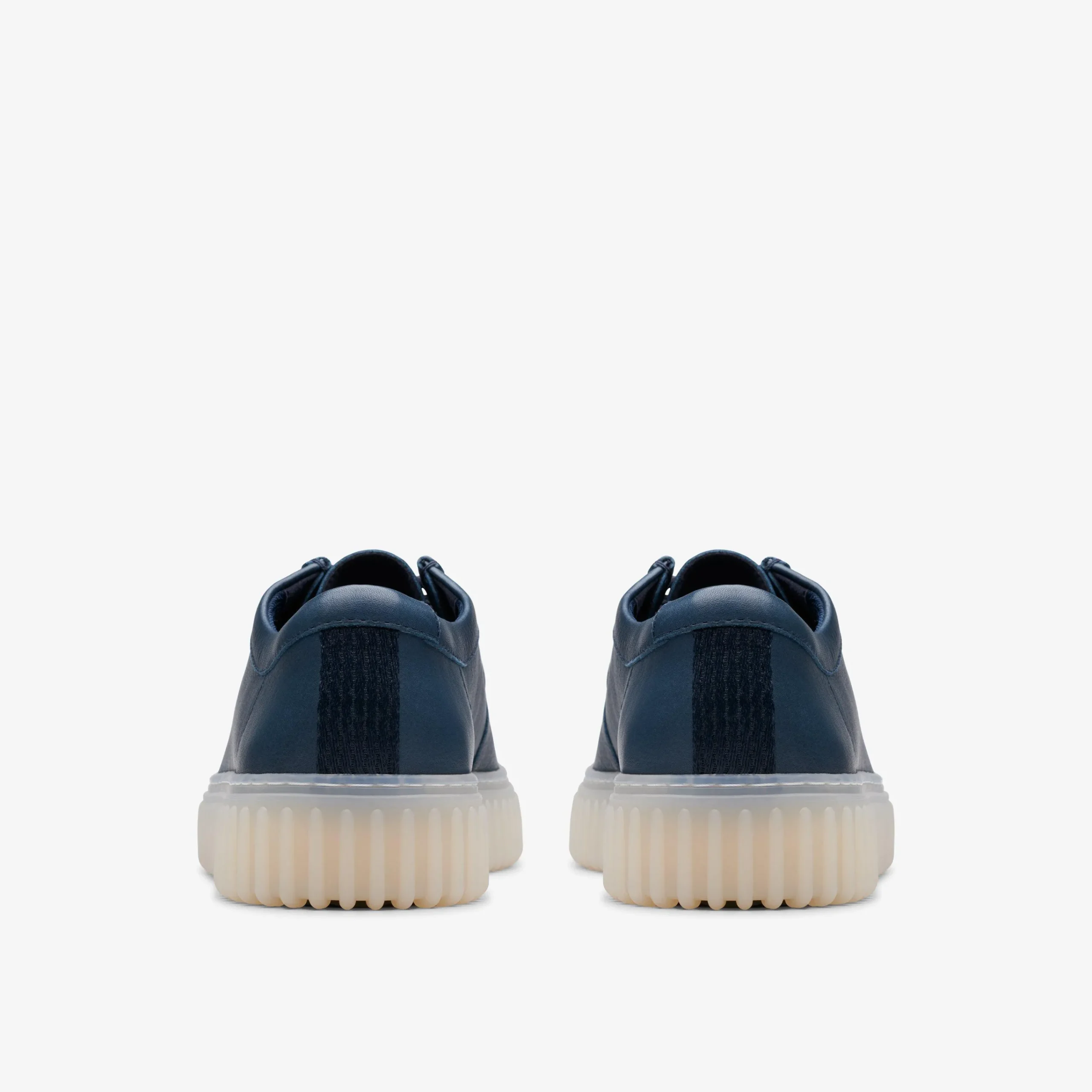 Clarks Torhill Lo Navy Leather Sale
