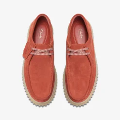 Clarks Torhill Lo Rust Suede Fashion