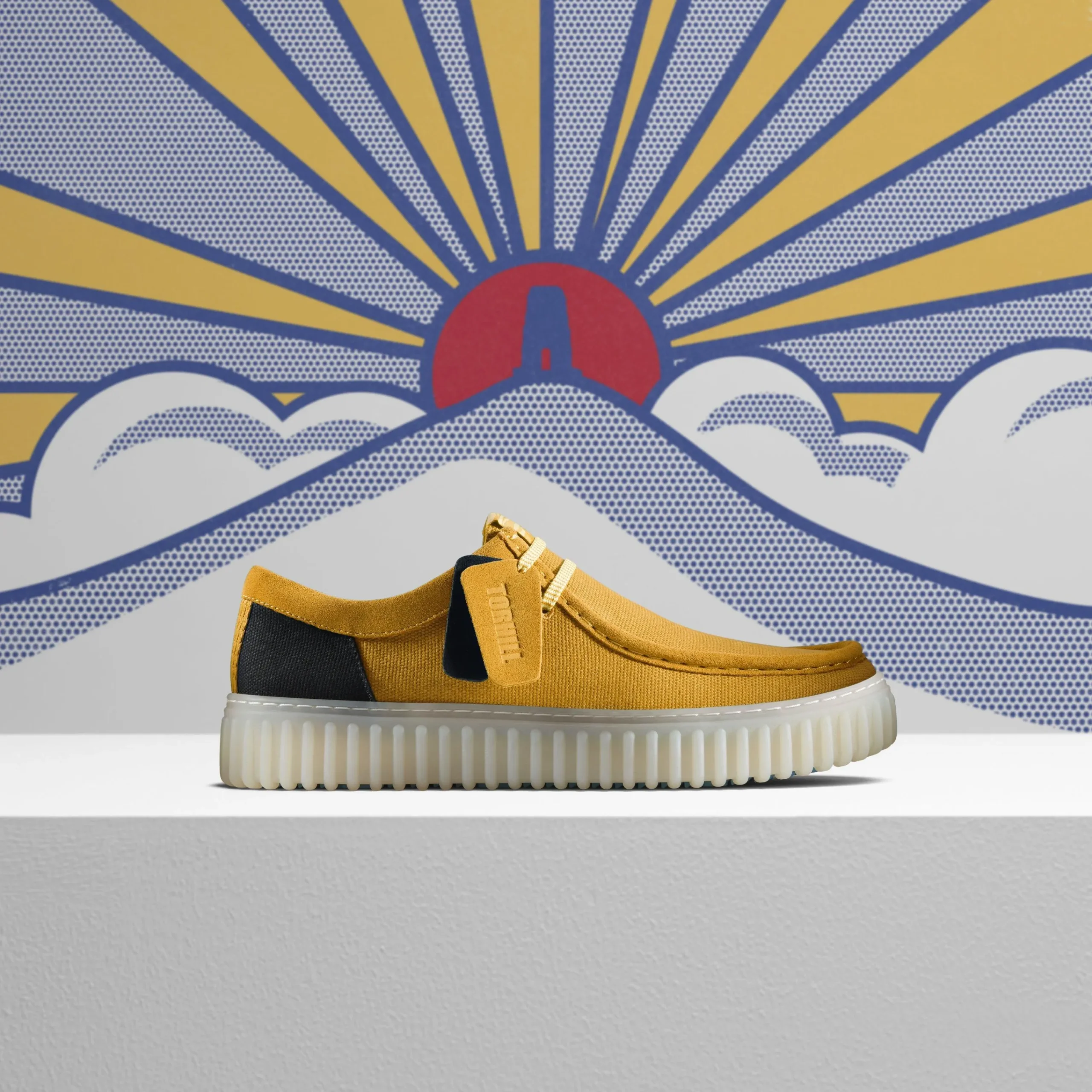 Clarks Torhill Lo Yellow Combination Shop