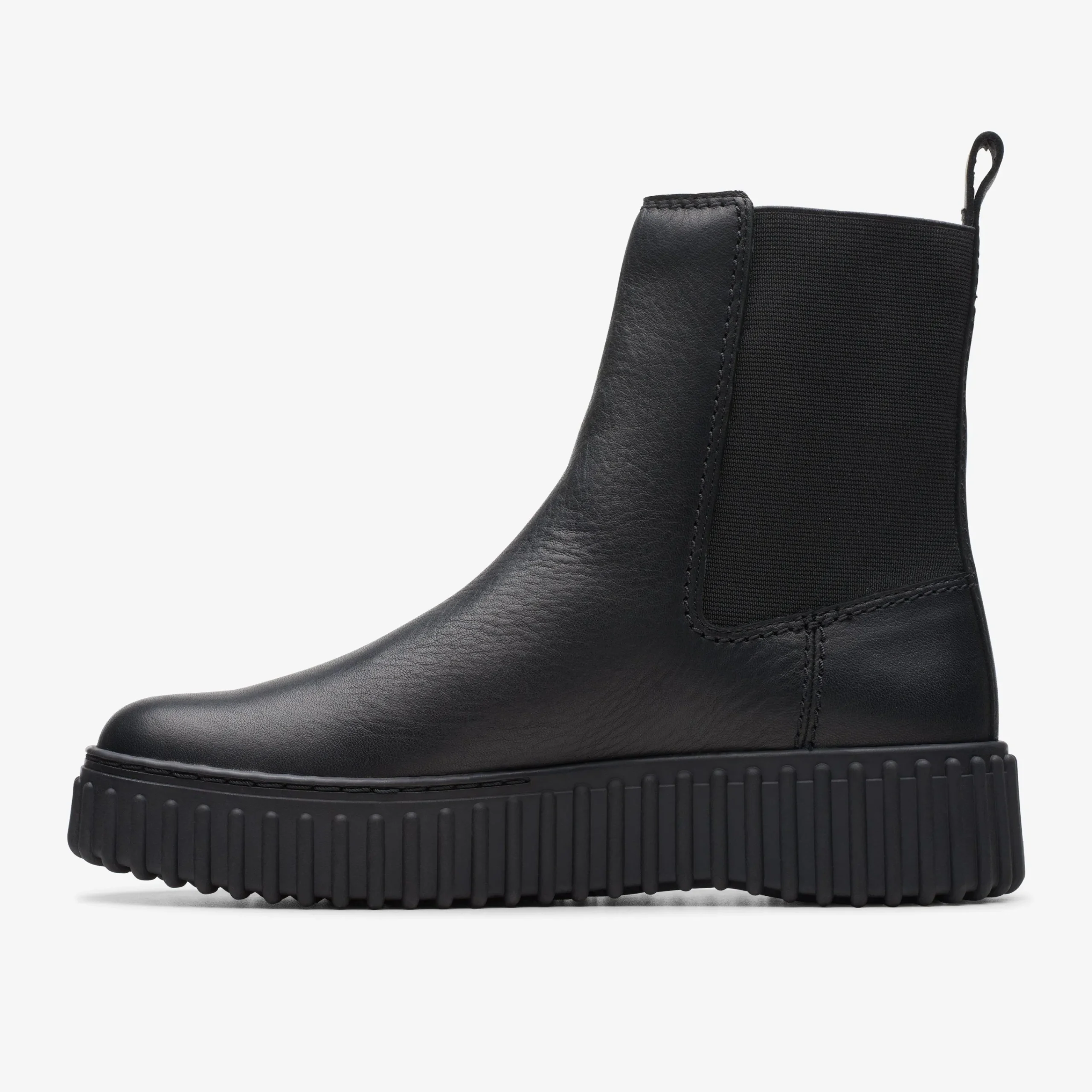 Clarks Torhill Maple Black Leather Cheap