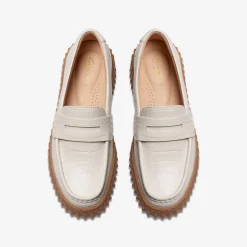 Clarks Torhill Penny Cream Interest Store