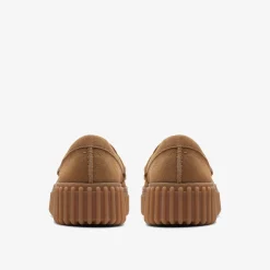 Clarks Torhill Penny Light Tan Suede Store