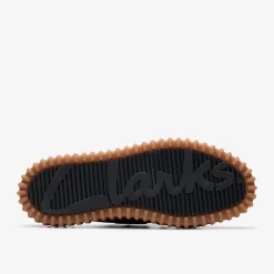 Clarks Torhill Slide Black Leather Cheap