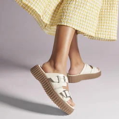 Clarks Torhill Slide Cream Interest Cheap